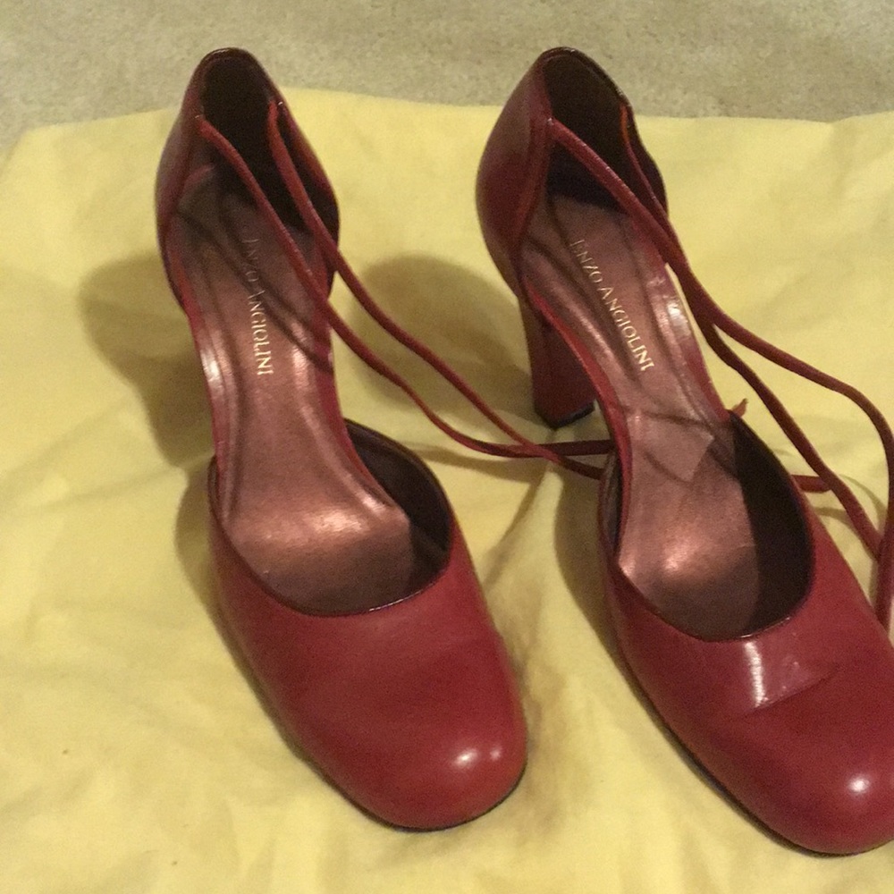 Enzo angiolini red heels
